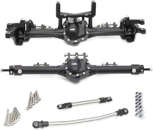 IVLAZLRG Komplettachse für 1/10 RC Crawler Car II 86100 Gen8 kompatibel mit Element(Black) von IVLAZLRG