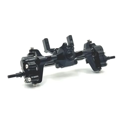 IVLAZLRG Komplette Metall -Portalachse für 1/24 RC -Autos vorne und hinten Aktienkompatible Zubehör eingestellt(Front Black) von IVLAZLRG