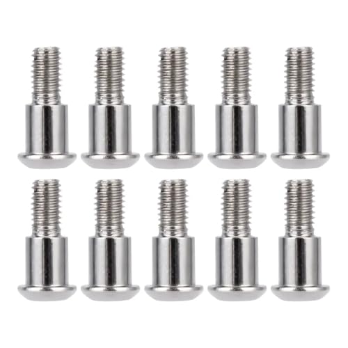 IVLAZLRG M3x4x10mm Hex Buttonhead Incision Kingpin Schulterschrauben kompatibel mit 1/10 RC -Automodellen AR44 AR45 Vanquish F10 F9 Pack von 10(Silver 10PCS) von IVLAZLRG