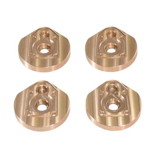 IVLAZLRG Messing Counterweight Block Upgrade -Teil für 1 12 -Skala -RC -Auto kompatibel mit dem H12Y -Modell Off -Straßenfahrzeugklettern Zubehör(4 PCS 200g) von IVLAZLRG