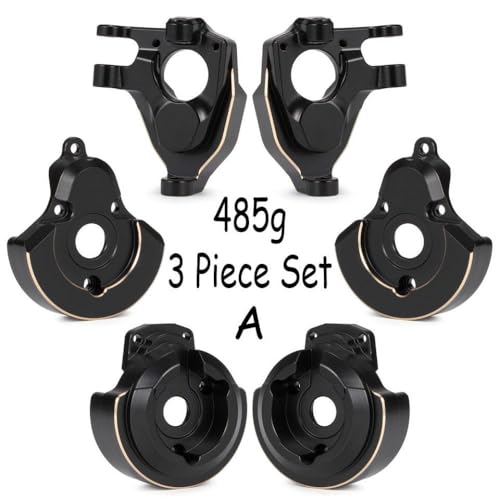 IVLAZLRG Messing Low-Offset Heavy F10 Portal Knuckle Gewichte kompatibel mit Vanquish 1/10 VRD Rock Crawler VS4-10 Phoenix vorne und hinter(3 Piece Set A) von IVLAZLRG