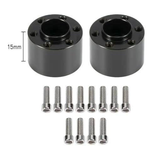 IVLAZLRG Messing Wheel Hub Hex Widden Adapter kompatibel mit 1,9- und 2,2 Beadlock-Rädern für 1/10 RC-Crawler-Fahrzeuge wie TRX6 VS4-10 Gen8(15MM 2PCS) von IVLAZLRG