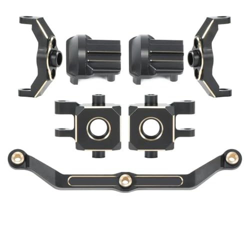 IVLAZLRG Messinggewicht Caster Blocks Servo Link Lenkung Knöchel Differ(5 in 1 Set) von IVLAZLRG