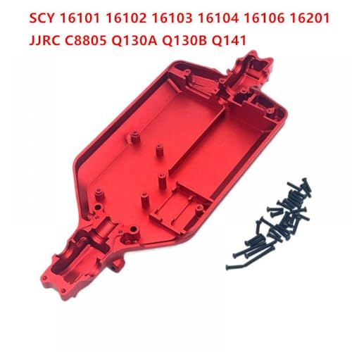IVLAZLRG Metal -Upgraded Chassis für 1/16 Serie C8805 RC -Autos kompatibel mit Fernbedienungsauto -Zubehör(Red) von IVLAZLRG