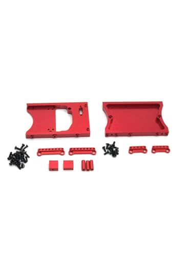 IVLAZLRG Metal -Vorder- und hintere Lenkung Servo Montagehalterungstrahl kompatibel mit 1/16 MN D91 D96 D99 MN90 MN99S und 1/12 RC -Auto(Red) von IVLAZLRG