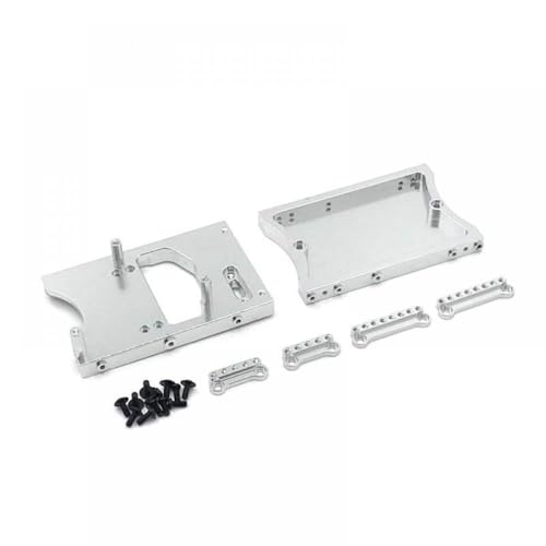 IVLAZLRG Metal -Vorder- und hintere Lenkung Servo Montagehalterungstrahl kompatibel mit 1/16 MN D91 D96 D99 MN90 MN99S und 1/12 RC -Auto(Silver) von IVLAZLRG