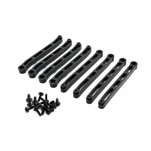 IVLAZLRG Metall -Chassis -Faser -Faser -Link -Upgrade kompatibel mit MN 1/12 MN78 MN82 RC -Auto Ersatzteile(Silver MN82) von IVLAZLRG