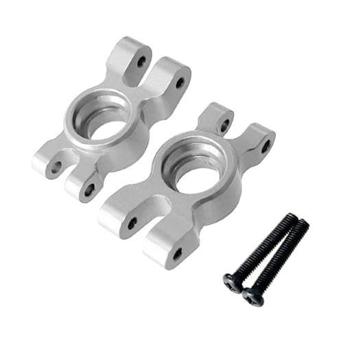 IVLAZLRG Metall Feste Hinterrad -Basis -Upgrade -Teil für 1/14 Skala RC -Auto kompatibel mit H14BM 14209 14210 Hyper GO -Modelle(Silver) von IVLAZLRG