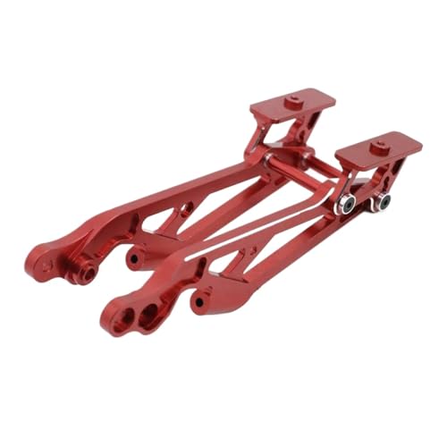 IVLAZLRG Metall Heckflügelmontage -Set kompatibel mit 1/8 Skala 6S RC -Autos wie Talion Outcast Notorious Upgrade -Teile(Red) von IVLAZLRG