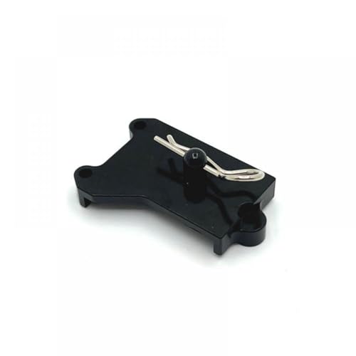 IVLAZLRG Metall Servo Mount Stand Upgrade Teil für 1/16 Skala RC -Autos kompatibel mit Fernbedienung Car Accessoires Servo Reparaturhalterung(Black) von IVLAZLRG