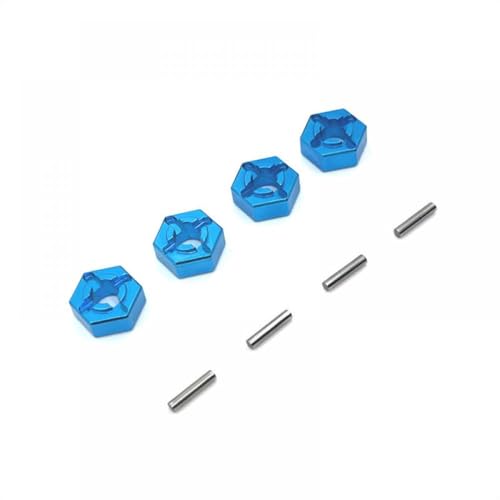 IVLAZLRG Metall -Upgrade 12mm hexagonales Gelenkzubehör kompatibel mit 1/14 1/16 Fernbedienungsautos(Sky Blue) von IVLAZLRG