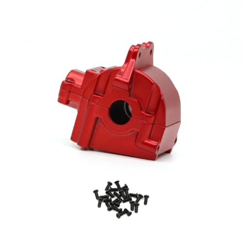 IVLAZLRG Metall -Upgrade -Nachrüstungsgetriebe -Getriebeabdeckung kompatibel mit 1/14 144010 144001 144002 und 1/12 124016 124017 124018 124019 RC -Autozubehör(Red) von IVLAZLRG