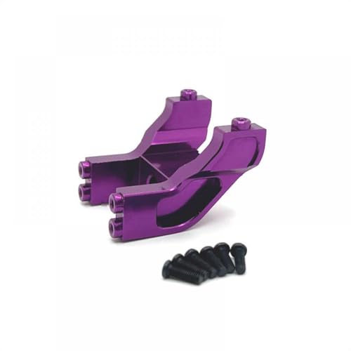 IVLAZLRG Metall -Upgrade -Tail -Flügel -Fixierungsteile mit 1/14 Skala RC -Automodellen 14209 14210 Fernbedienungsautozubehör kompatibel(Purple) von IVLAZLRG