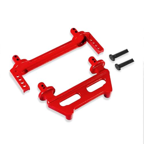 IVLAZLRG Metall -Upgrade -Teile für Hyper GO 1/16 16208 16209 H16 H16 bm RC -Autos vorderen Hecksäulen Säulen(Red) von IVLAZLRG