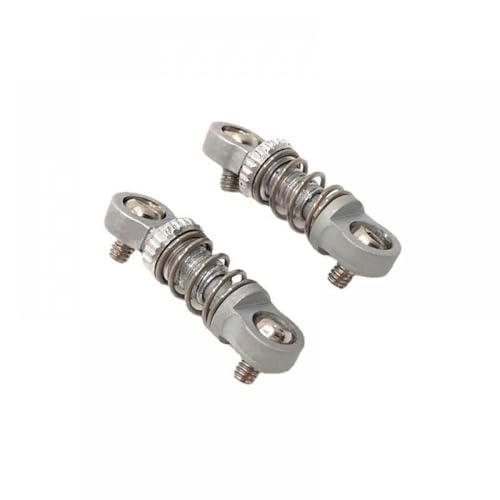 IVLAZLRG Metall -Upgrade äußerer Federschockdämpfer Zubehör für Fernbedienungsauto kompatibel mit 1/28 Q8 Q9 -Modellen(Silver) von IVLAZLRG