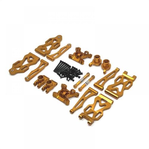 IVLAZLRG Metall -Upgrade- und Modifikations -Kit -Kit kompatibel mit 1/16 C8805 RC -Autoteilen und Zubehör der Serie Serie(Yellow) von IVLAZLRG
