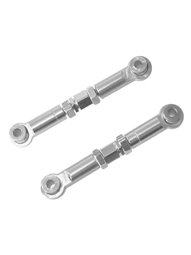 IVLAZLRG Metall -Upgrade vordere Lenkstabenteile für Hyper Go 1/14 14209 14210 H14BM Kompatible Fernbedienungssteuerungs -RC -Autokontrolle(Silver) von IVLAZLRG