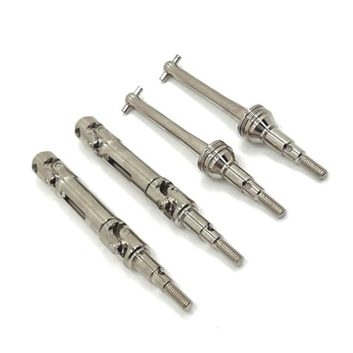 IVLAZLRG Metall -Upgrade vordere und hintere Antriebswelle für 1/14 Skala RC -Autos kompatibel mit Modell 14209 14210 Fernbedienungsauto -Autoteile(Silver) von IVLAZLRG