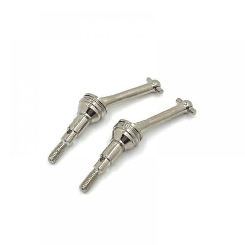 IVLAZLRG Metall -Upgrade vordere und hintere Antriebswellenzubehör für 1/14 RC -Automodelle 14301 14302 14303 Kompatible Teile(Silver) von IVLAZLRG