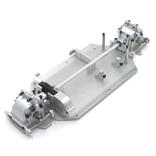 IVLAZLRG Metall unteres Platte Getriebe Zentrales Differential -Trainingspaket -Upgrade kompatibel mit 1 14 144010 144001 144002 RC -Autoteile(Argent) von IVLAZLRG
