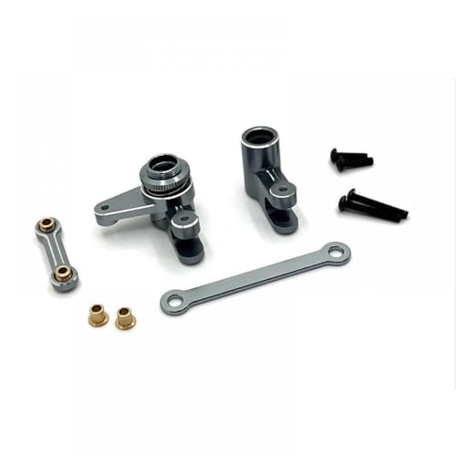 IVLAZLRG Metall verbesserte Lenkkomponenten und Lenkstab für kompatible 1/10 10208 RC -Autoteile(Dark Grey) von IVLAZLRG