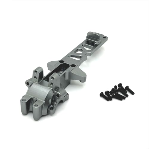 IVLAZLRG Metall verbessertes vordere Getriebeabdeckung kompatibel mit 1/16 16207 16208 16209 16210 H6v3 M162 M163 RC -Autoteile RC(Dark Grey) von IVLAZLRG