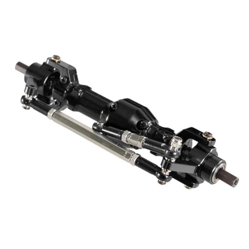 IVLAZLRG Metall vordere Mitte- und Hinterachse für 1/16 6WD RC -Autos kompatibel mit B16 B36 Fayee und ähnlichen Modellen(Black The Front axle) von IVLAZLRG