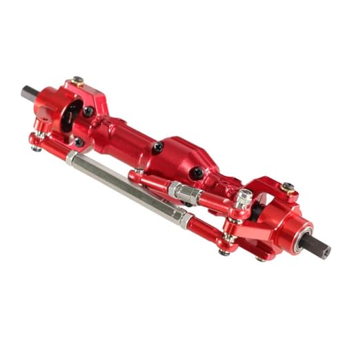 IVLAZLRG Metall vordere Mitte- und Hinterachse für 1/16 6WD RC -Autos kompatibel mit B16 B36 Fayee und ähnlichen Modellen(Red The Front axle) von IVLAZLRG