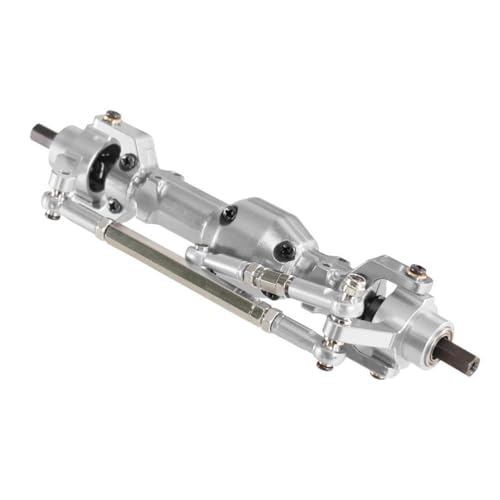 IVLAZLRG Metall vordere Mitte- und Hinterachse für 1/16 6WD RC -Autos kompatibel mit B16 B36 Fayee und ähnlichen Modellen(Silve The Front axle) von IVLAZLRG