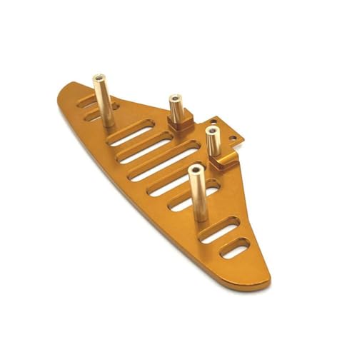 IVLAZLRG Metall vordere Stoßfänger -Upgrade -Teil kompatibel mit 1/14 Skala 14301 14302 14303 RC -Autos Fernbedienungsfahrzeugzubehör(Yellow) von IVLAZLRG