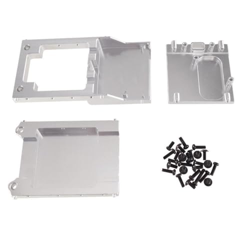 IVLAZLRG Metallgetriebe Montage Basis Motorhalterung Kreuzstrahl -Montenteile kompatibel mit 1/12 Skala -RC -Autos für Mn Mn78 Mn168 -Modelle geeignet(Silver) von IVLAZLRG