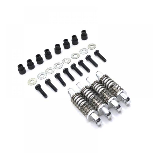 IVLAZLRG Metallniveau -Stoßdämpfer kompatibel mit 1/28 284131 RC -Autoteile K969 K979 K989 K999 P929 P939(Silver) von IVLAZLRG