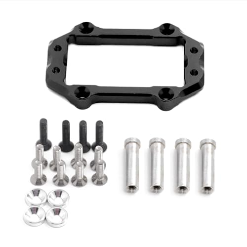 IVLAZLRG Metallservo -Mount kompatibel mit 1/8 -RC -Autos im Maßstab, einschließlich Ausgestoßener Talion 6s -Teile(Black) von IVLAZLRG