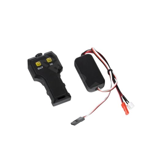 IVLAZLRG Metallstahl verdrahtete automatische simulierte Winde für 1/10 -Skala RC Crawler Cars kompatibel mit verschiedenen Modellen, einschließlich TRX6 und RBX10 4WD(Winch Controller) von IVLAZLRG