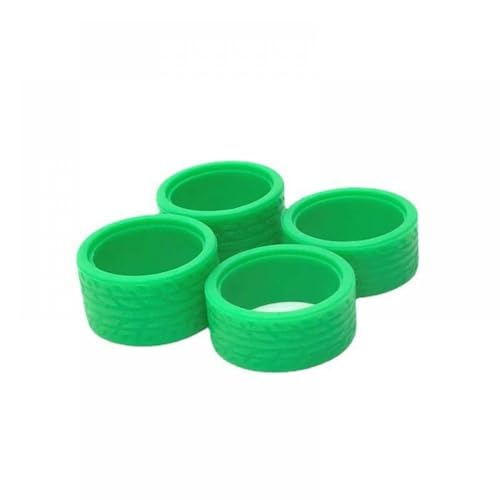 IVLAZLRG Modifiziertes Farbrennmuster Reifen Hautkompatibel mit 22 mm 22,5 mm Rad für 1/28 RC -Autozubehör Upgrade(Light Green) von IVLAZLRG