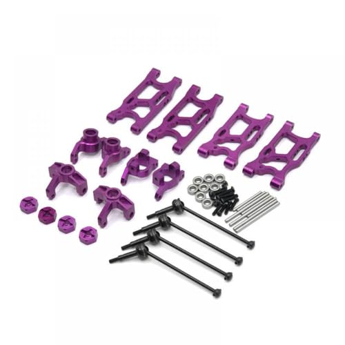 IVLAZLRG RC-Auto-Ersatzteile kompatibel mit 1/14 Modellen 144010 144001 02 124017-16-18-19(Purple) von IVLAZLRG