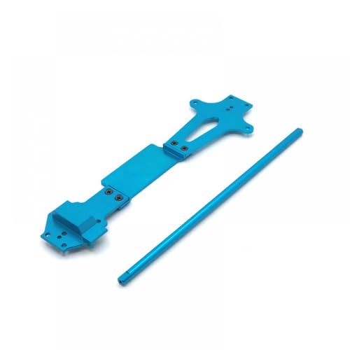 IVLAZLRG RC-Auto-Upgrade-Teile für 144001 144002 Metallmodifikation im zweiten Stock und zentrale Antriebswelle Mehrfarbenkompatibilität(Blue) von IVLAZLRG