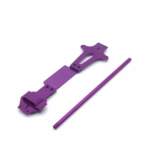 IVLAZLRG RC-Auto-Upgrade-Teile für 144001 144002 Metallmodifikation im zweiten Stock und zentrale Antriebswelle Mehrfarbenkompatibilität(Purple) von IVLAZLRG