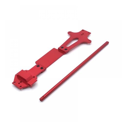 IVLAZLRG RC-Auto-Upgrade-Teile für 144001 144002 Metallmodifikation im zweiten Stock und zentrale Antriebswelle Mehrfarbenkompatibilität(Red) von IVLAZLRG