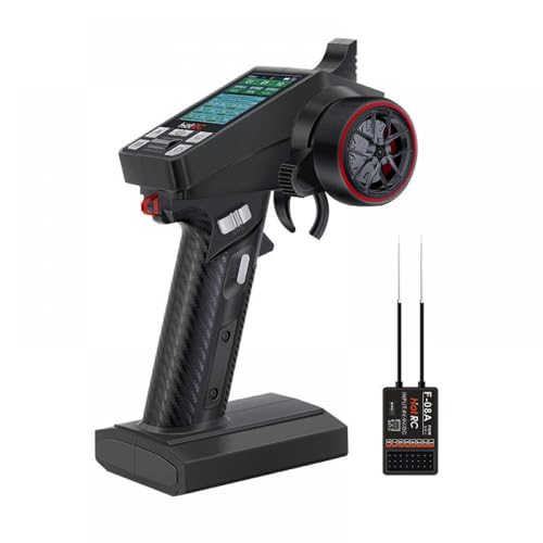 IVLAZLRG RC CT-8A 2,4G 8-Kanal-Fernbedienungssender mit F-08A-Empfänger, der mit Kletter- und Driftfahrzeugen kompatibel ist(CT-8A with F-08A) von IVLAZLRG