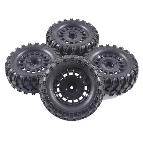 IVLAZLRG RC-Gummireifen und Nylonradfelgen aus 4 mit MN128 und MN86S mit 90 mm Durchmesser AX104-113 7006S kompatibel(AX113-7006S 4pcs) von IVLAZLRG
