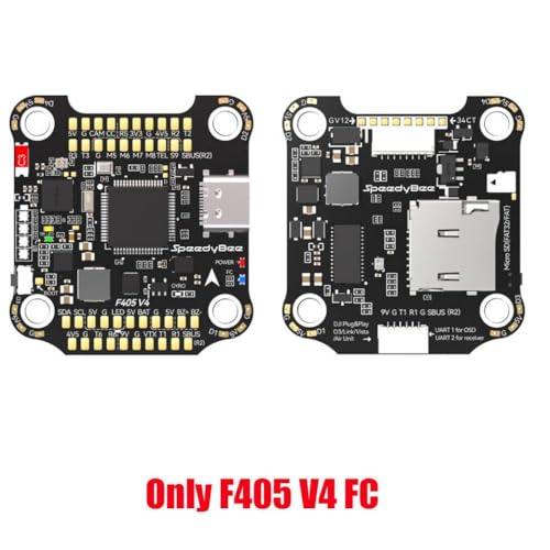 IVLAZLRG Speedybee F4 F405 V4 55A BLS 30x30 Drone Flight Controller und 4in1 ESC -kompatibel mit Inav Betaflight Bluetooth Racing Setup(Only F405 V4 FC) von IVLAZLRG