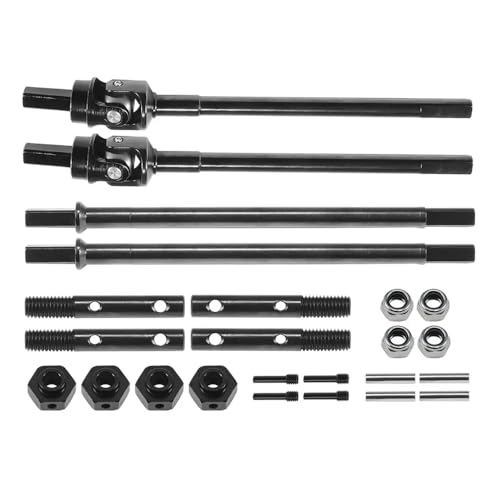 IVLAZLRG Stahluniversalverbindungsantriebswelle Stubachse Overdrive -Zahnrad für 1/10 RC Crawler Rigs kompatibel mit UTB10 -Upgrade(Shafts Set) von IVLAZLRG