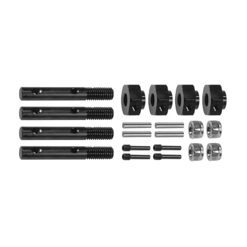 IVLAZLRG Stahluniversalverbindungsantriebswelle Stubachse Overdrive -Zahnrad für 1/10 RC Crawler Rigs kompatibel mit UTB10 -Upgrade(Stub Axle 4pcs) von IVLAZLRG