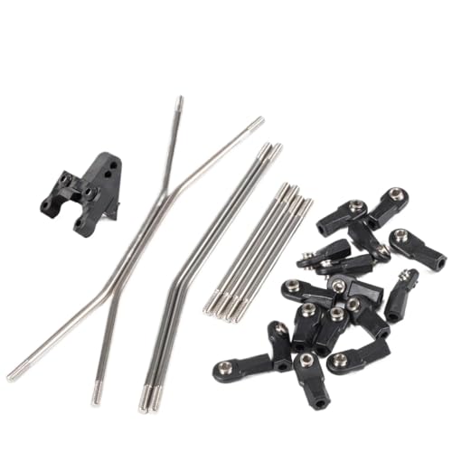IVLAZLRG Universal Carbon Chassis und Link für Portalachse ESC- und Servoplattenkompatibilität(Links and Rear Riser) von IVLAZLRG
