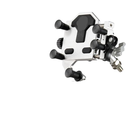 IVLAZLRG Universal Motorrad -Telefonhalter Aluminiumrad Mobiltelefon Stehen 360 Grad einstellbare Mobiltelefonhalter für Motorräder(H68M8S) von IVLAZLRG