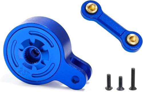 IVLAZLRG Universal kompatible Servo -Sparerarm für 1/10 4WD 3S 4S festgelegtes Linklenker Lenkung Servo -Saver in 23T- oder 25T -Optionen erhältlich(23T Blue) von IVLAZLRG