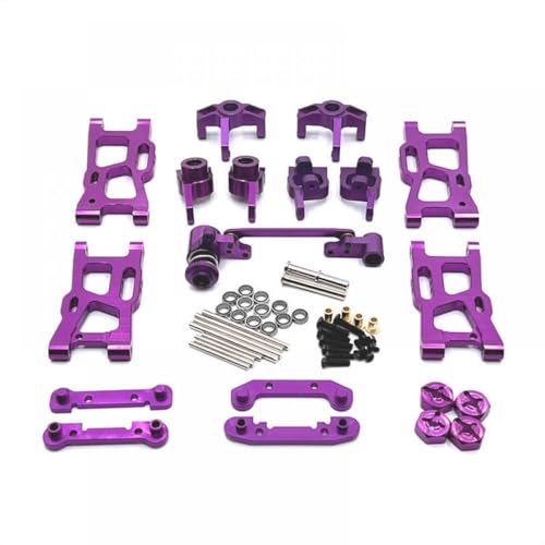 IVLAZLRG Upgrade Metall-Teilezubehör für 144001144002 144010 24016 124017 124018 124019 124007 kompatibel mit Riaario XDKJ-001 006 AM-X12 kompatibel(Purple) von IVLAZLRG