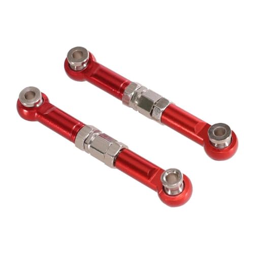 IVLAZLRG Upgrade Metall vorne und Hinterradschwerpunkt -Hubs und Lenkstangen Aluminiumteile für SCY16101 16102pro 16104 SG116 Q130 usw.(SCY ROB-Red) von IVLAZLRG
