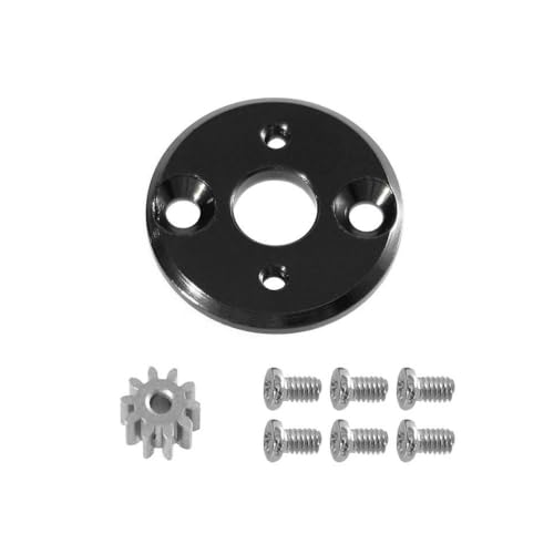 IVLAZLRG Upgrade- und Modifikationsteilezubehör für 1/12 RC -Auto -kompatibel mit MN78 MN82 Cherokee LC79, einschließlich 370 Motorsteilen Motorzähne und Motorsitz(Black) von IVLAZLRG